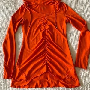 Calvin Klein Performance Ruffleback Top XS